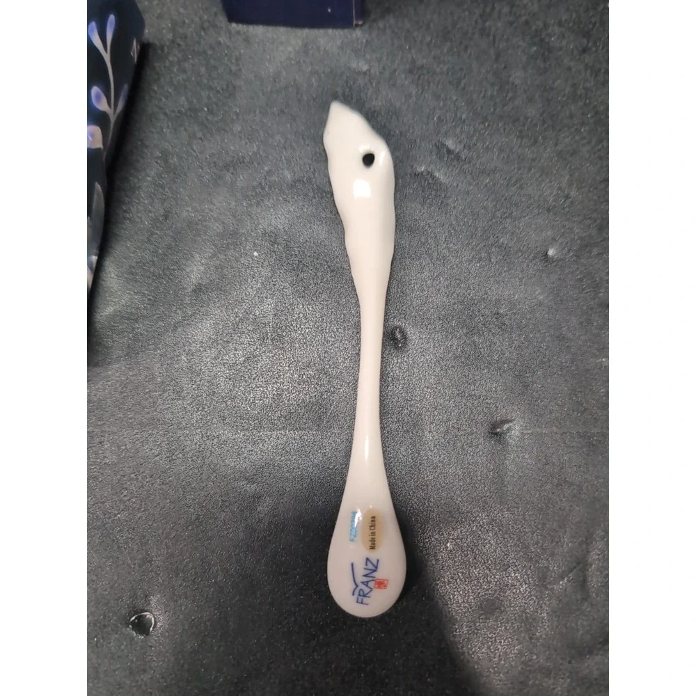 Franz Sculptured Porcelain Spoon FZ00298, Jungle Safari Monkey Design, Art Spoon